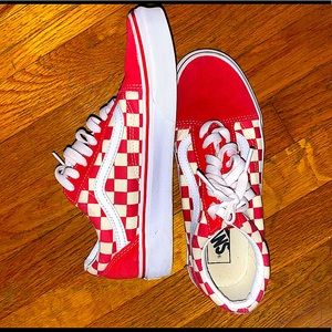 Red Checks Old Skool Vans
